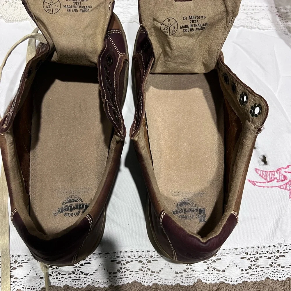 Vintage 90s Dr Martens Air Ware Leather Shoes - Picture 8 of 12